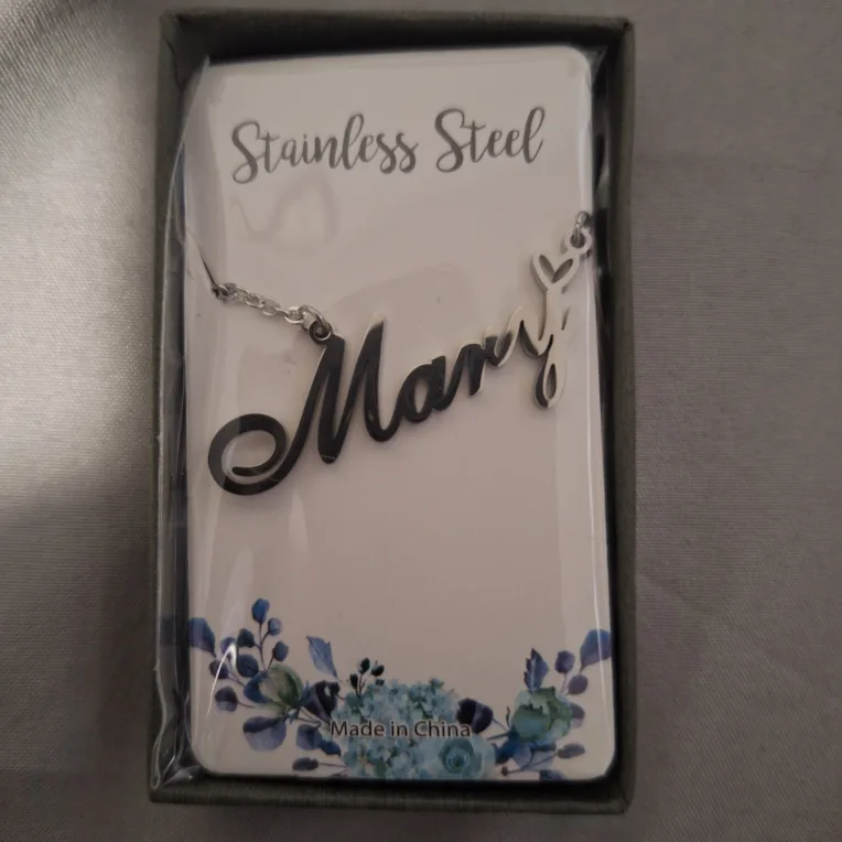 Handmade Stainless Steel 'Mary' Necklace thumbnail