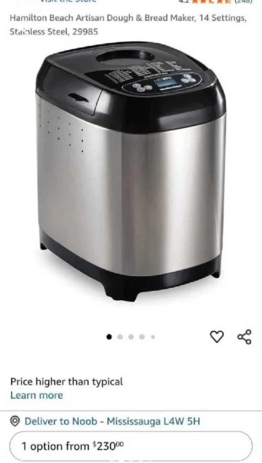 Hamilton Beach Artisan Dough and Bread Maker image indicator(2)