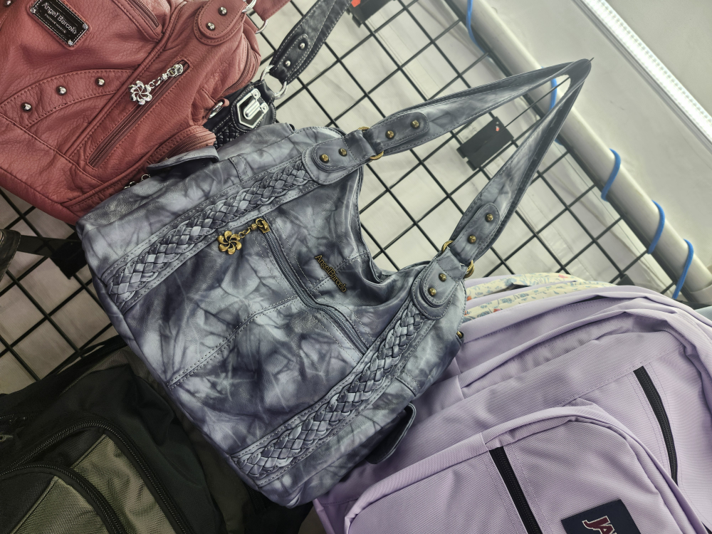 Angel Barcelo Hobo Bag - Grey