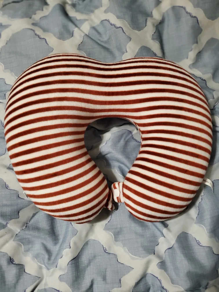 Striped Travel Neck Pillow thumbnail