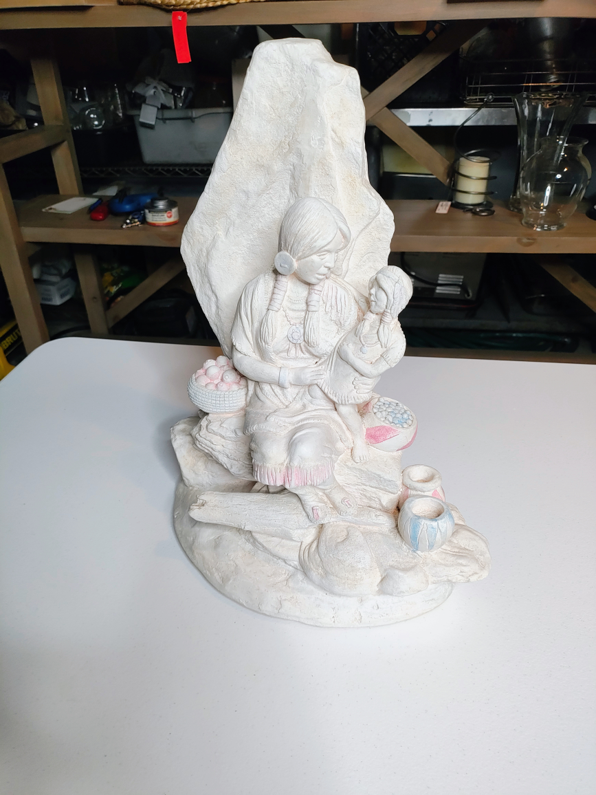 Decorative Native American Pottery Sculpture