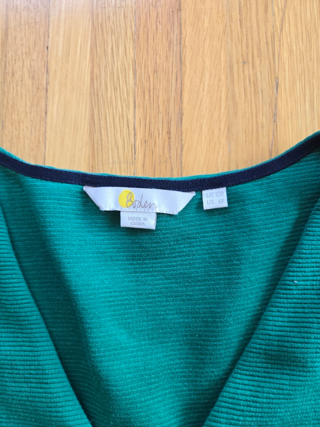 Boden Sheath Dress Green Knee Length 3/4 Sleeve Pockets Pullover - photo 3