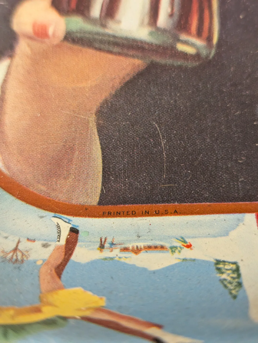 Vintage 1953 Coca-Cola Menu Girl Serving Tray image indicator(5)