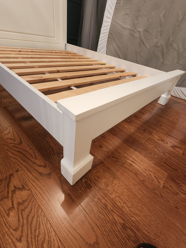 Convertible Double Bed Frame with Crib Attachment + Mattress - photo 4