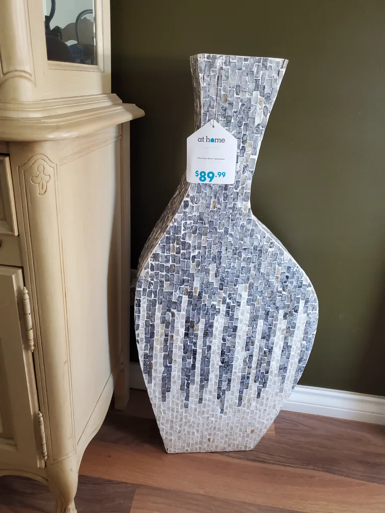 at Home Mosaic Mirror Sculpture Vase image indicator(2)