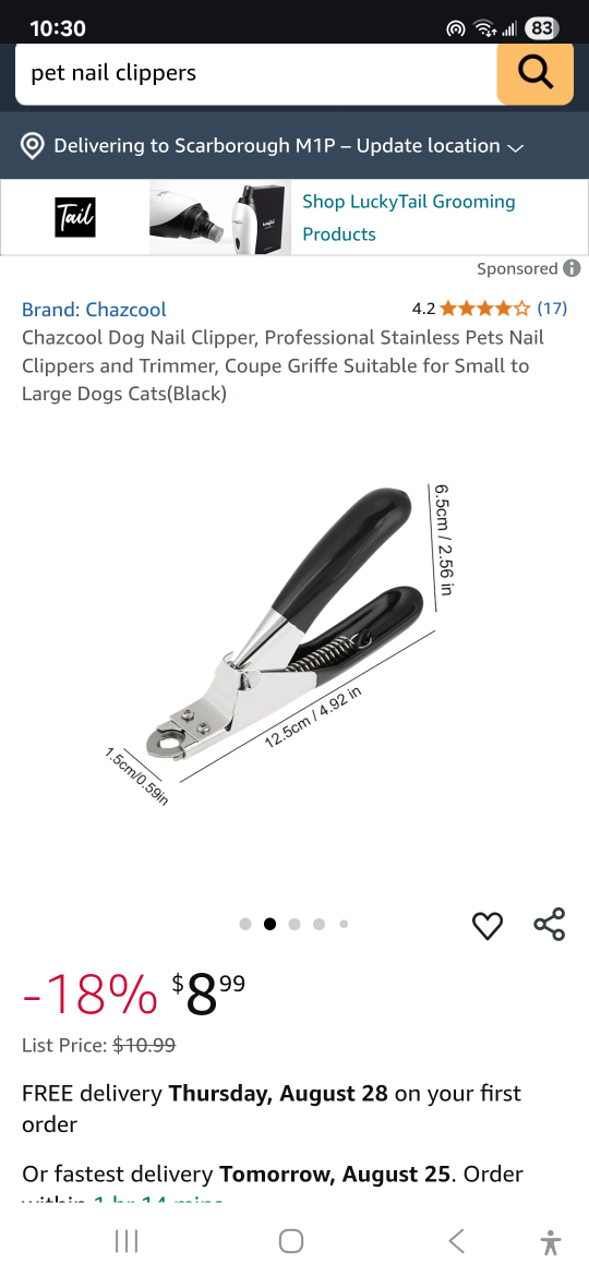 Chazcool Dog Nail Clipper - photo 4