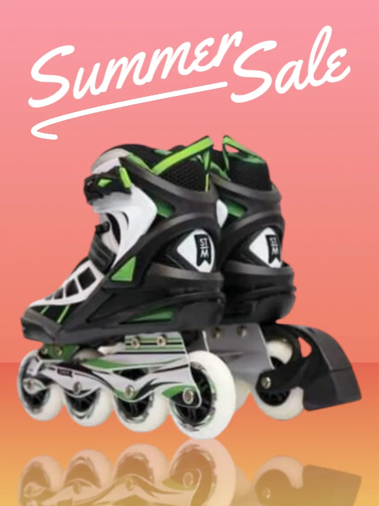 ST Max Inline Skates - Black, White & Green image indicator(5)