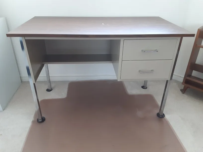 Vintage Desk with Drawers thumbnail
