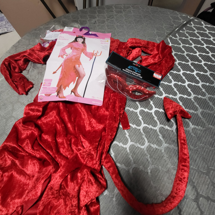 New Fire Goddess Costume wtags- Adult Size Med/Lrg Retails$34 - photo 3