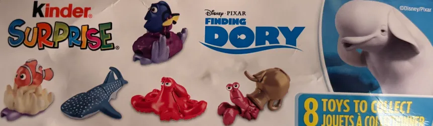 limited edition Kinder Surprise Finding Dory Toys thumbnail