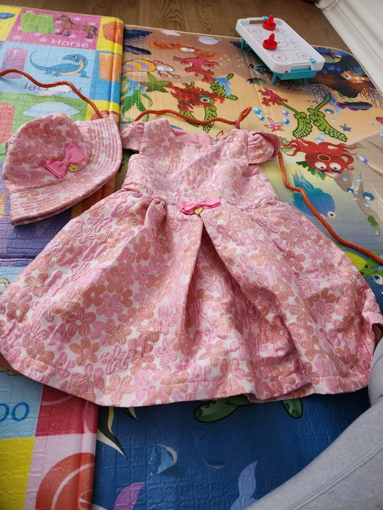 Angel's Face Dress & Hat Set, Size 5-6Y thumbnail