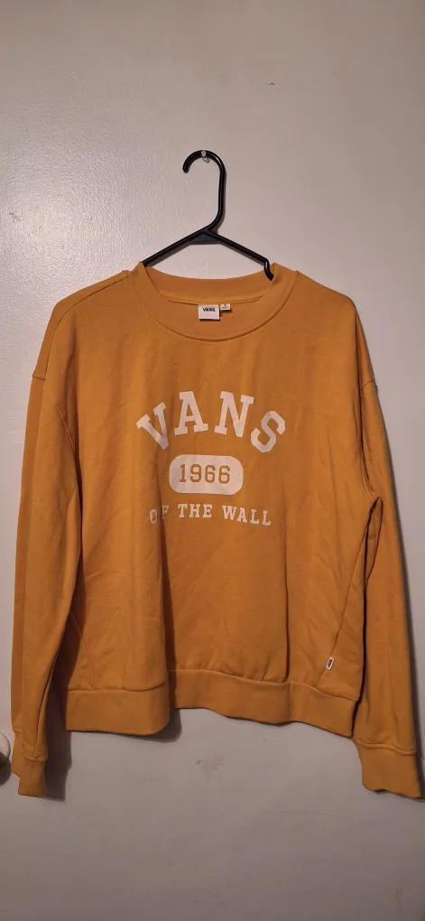 Vans mustard yellow crewneck size Medium thumbnail