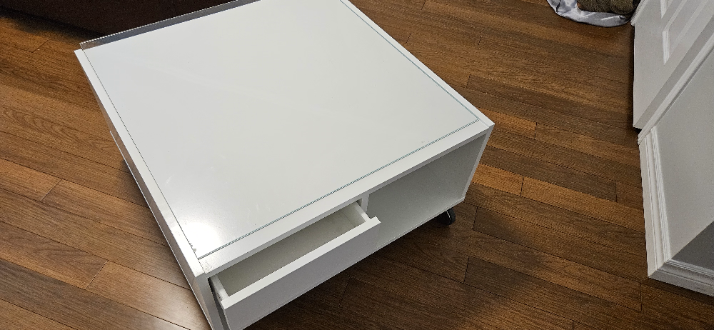 IKEA Kallax White Coffee Table - photo 2