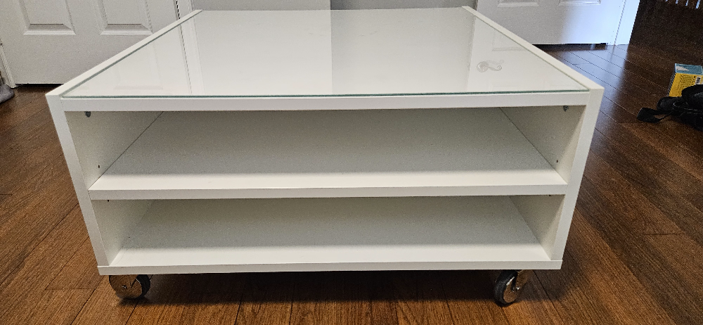 IKEA Kallax White Coffee Table - photo 3