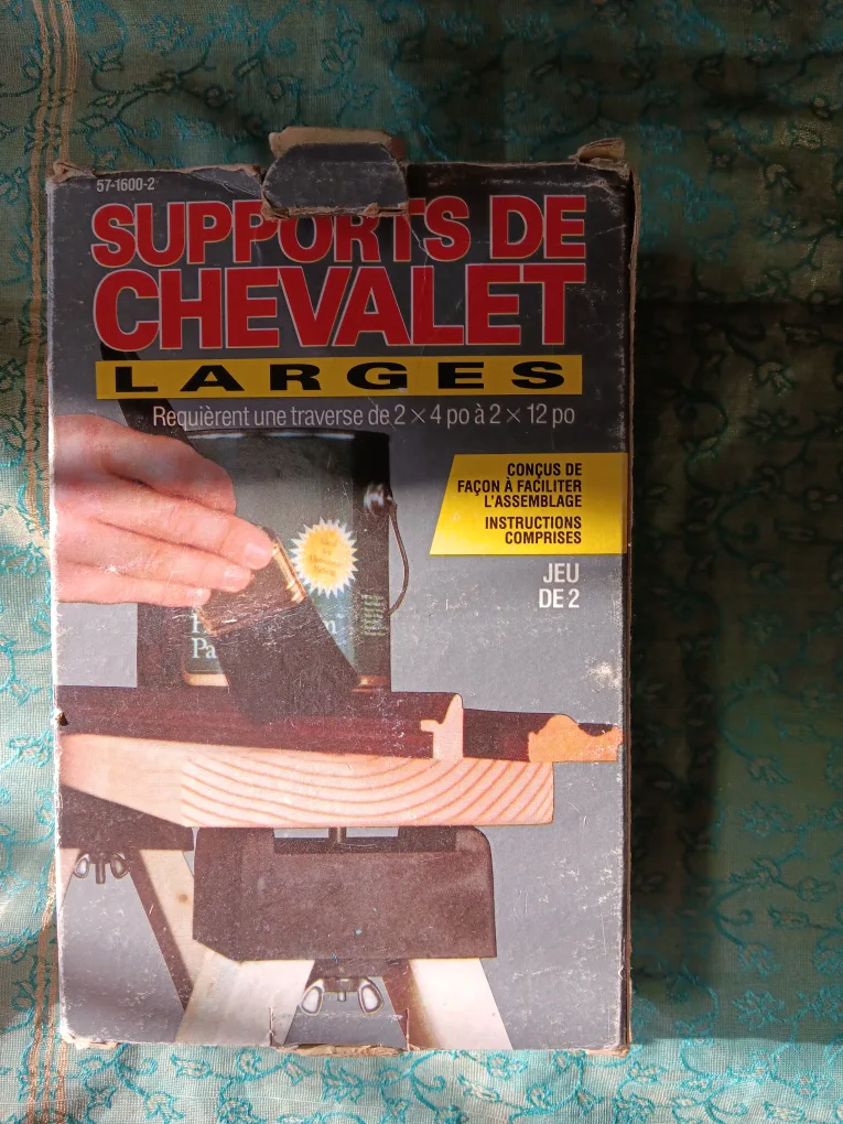 Wide Sawhorse Brackets - Supports de Chevalet Larges thumbnail