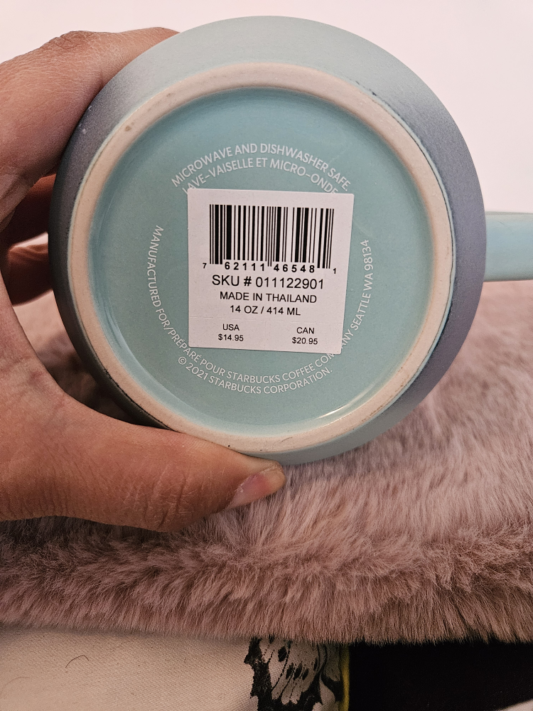 Starbucks Iridescent Blue Mug - 14 oz - photo 3