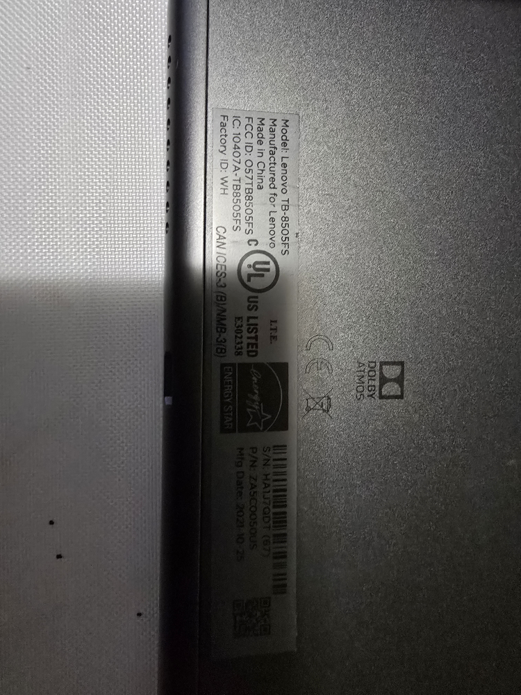 Lenovo Tab M8 (TB-8505FS) Tablet - photo 2