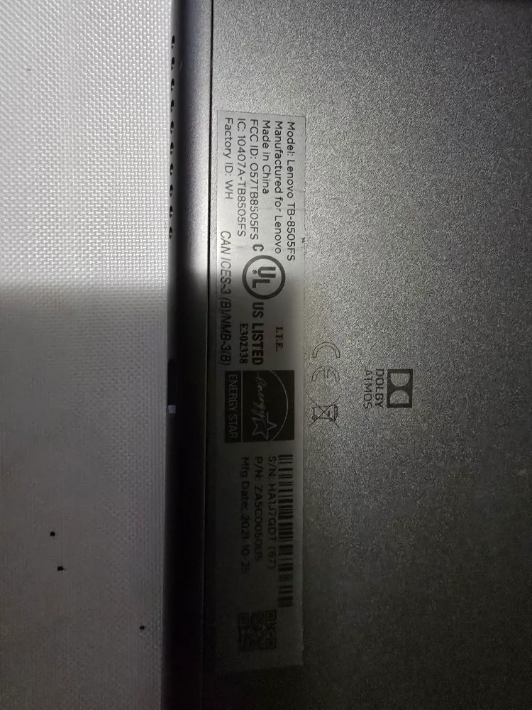 Lenovo Tab M8 (TB-8505FS) Tablet image indicator(2)