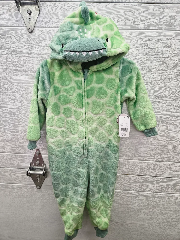 Dinosaur Costume Onesie - Size 2T thumbnail