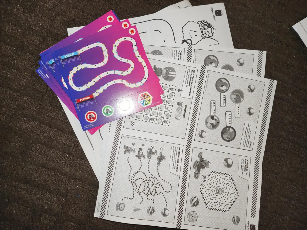 McDonald's Happy Meal Activity Sheets thumbnail