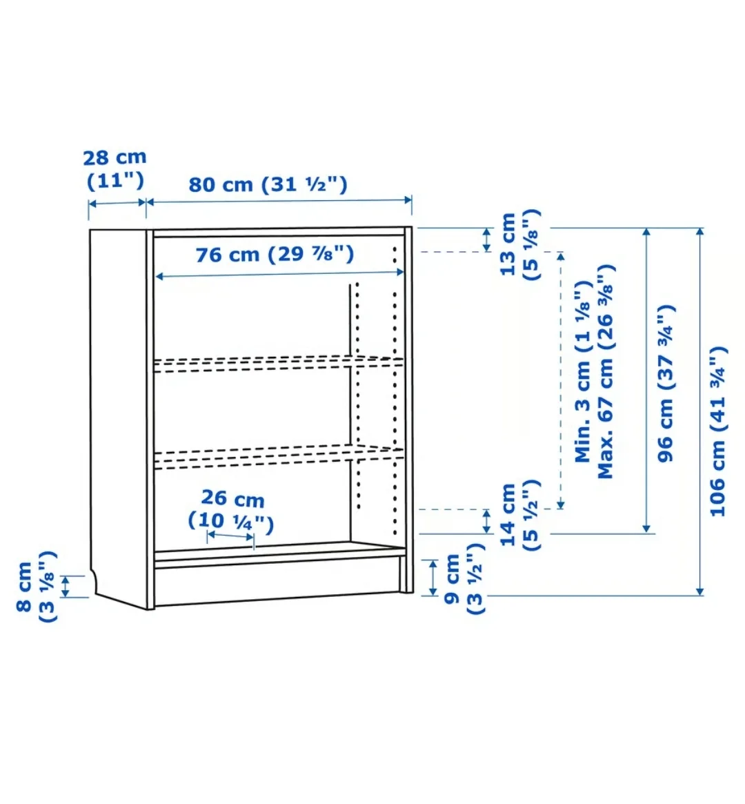 IKEA Billy White Bookcase image indicator(5)