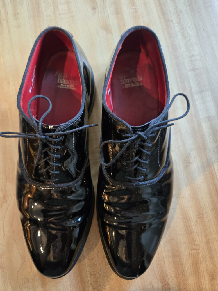 Allen Edmonds Black Patent Leather Dress Shoes - Size 9.5