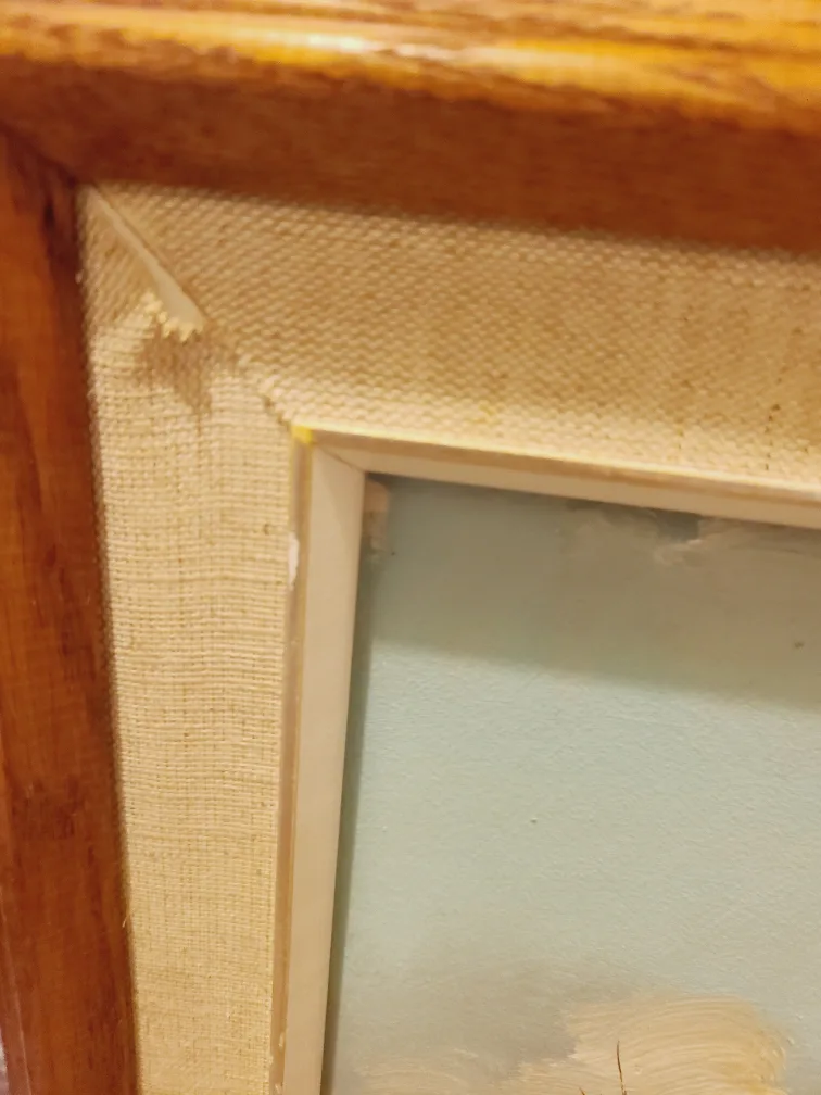 Original M Otto Signed Canvas Oil Painting Rustic Barn image indicator(6)