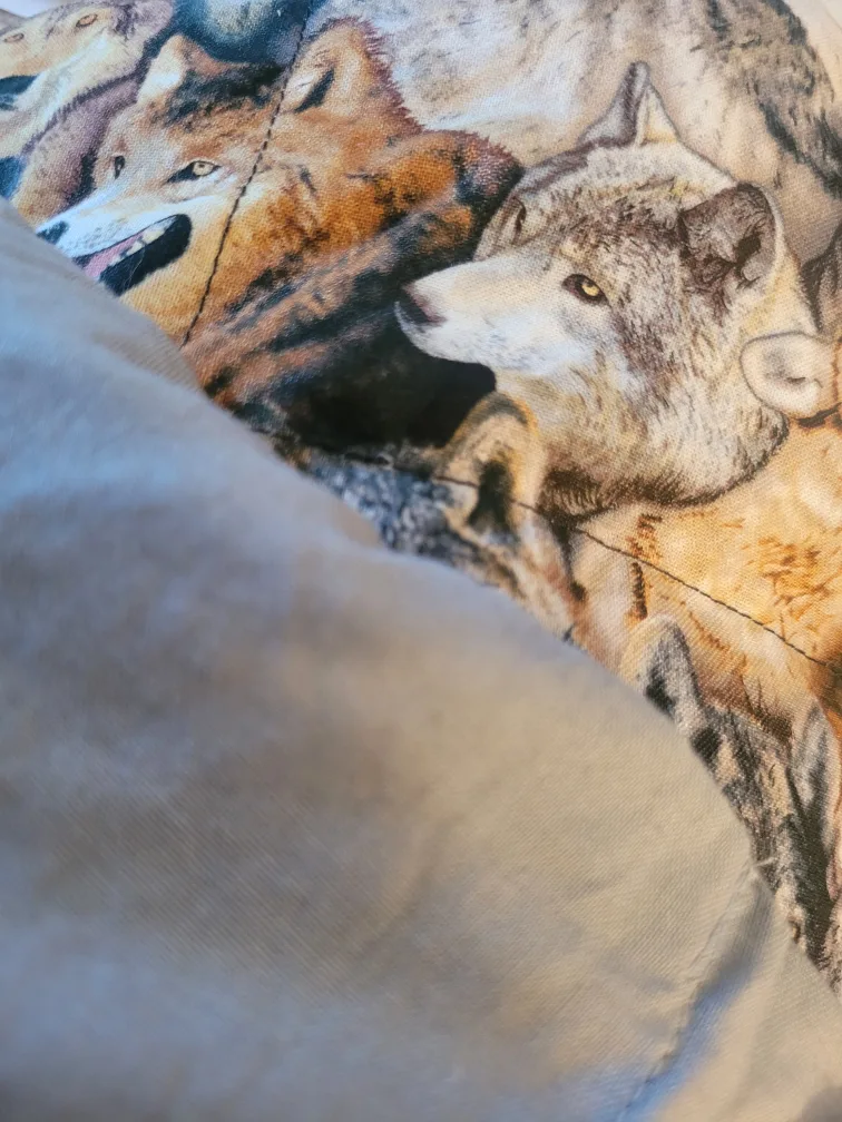 Wolf Print Weighted Lap Pad image indicator(3)