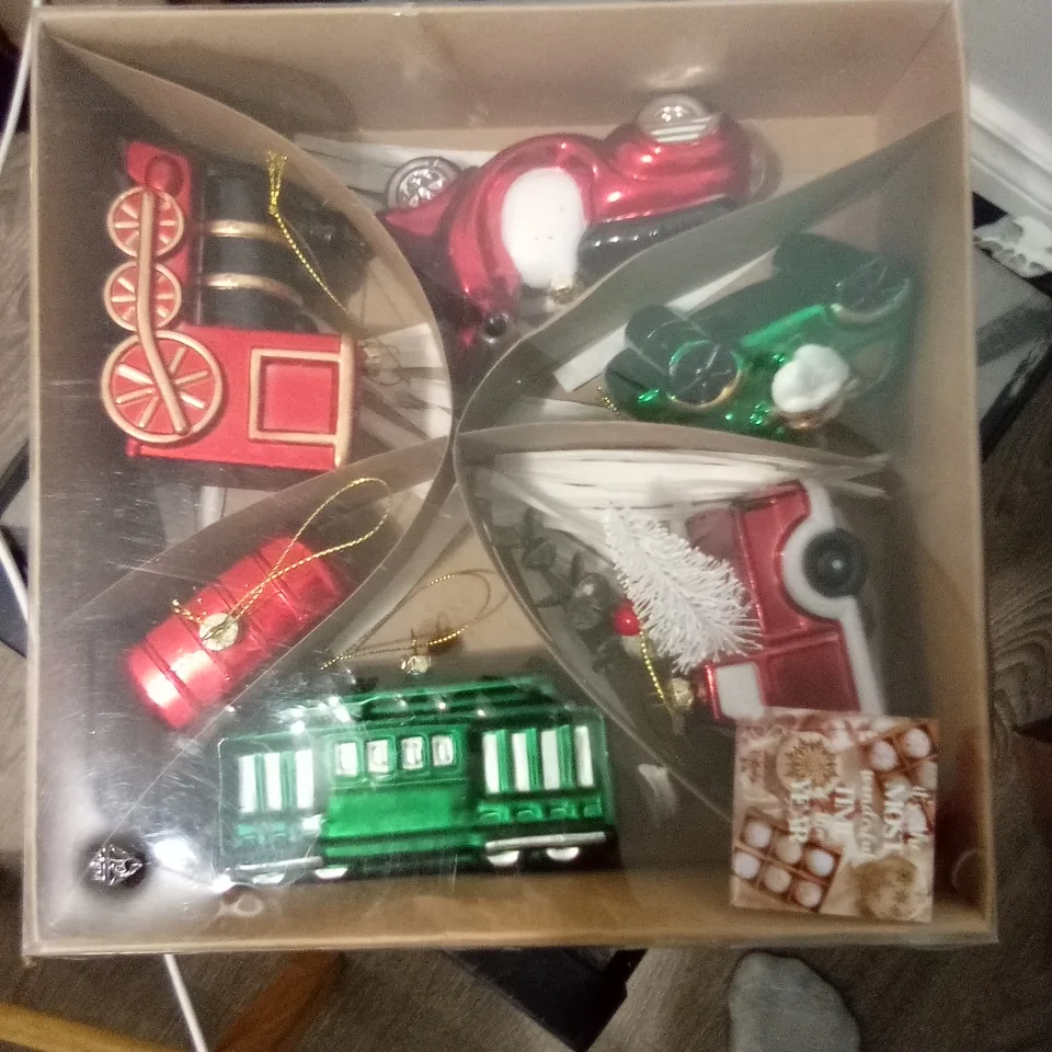 Train Christmas Ornaments (Set of 6)