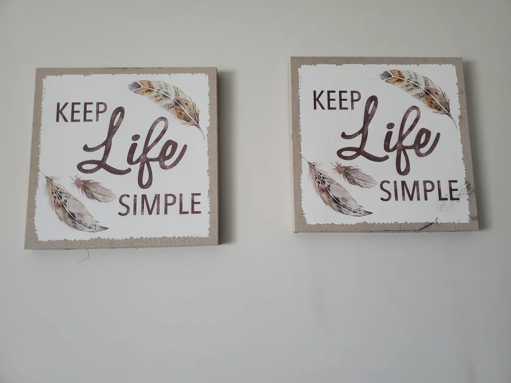 Keep Life Simple Wall Art thumbnail