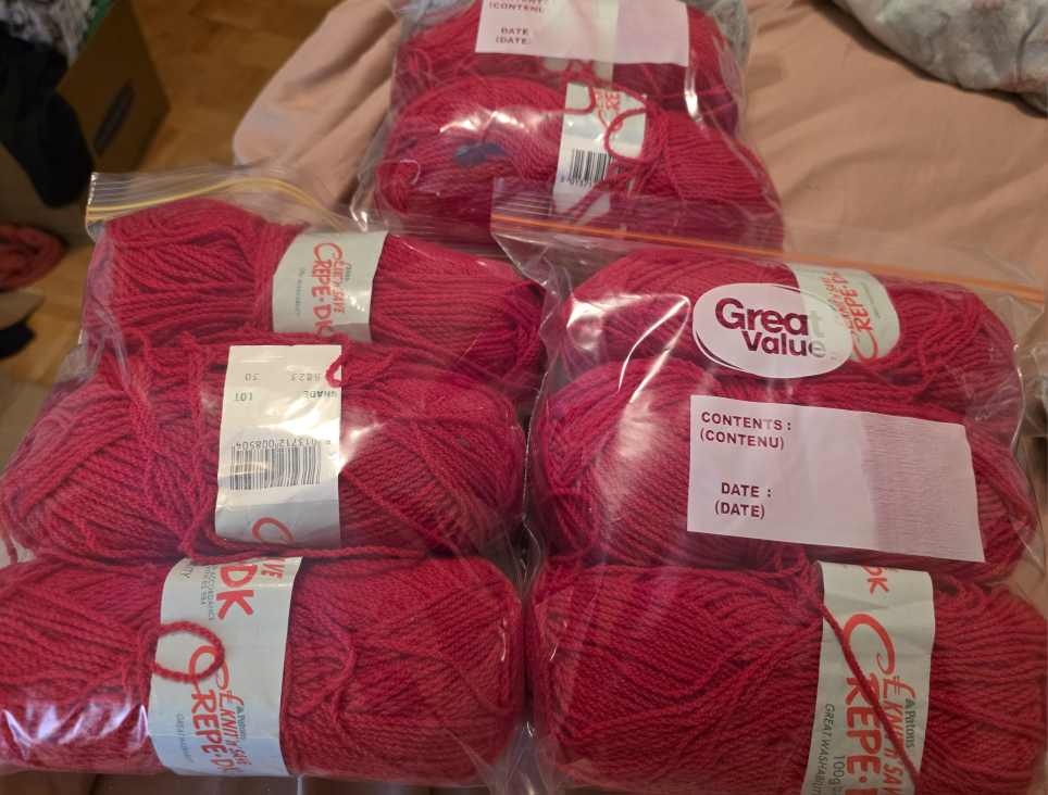Patons Crepe DK Yarn - Red - photo 3