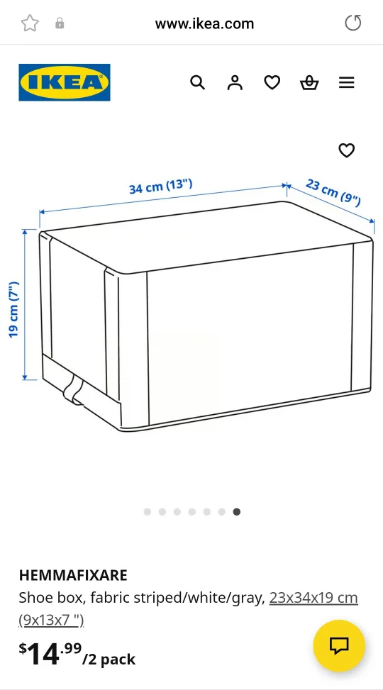 Ikea Shoe Box set image indicator(6)