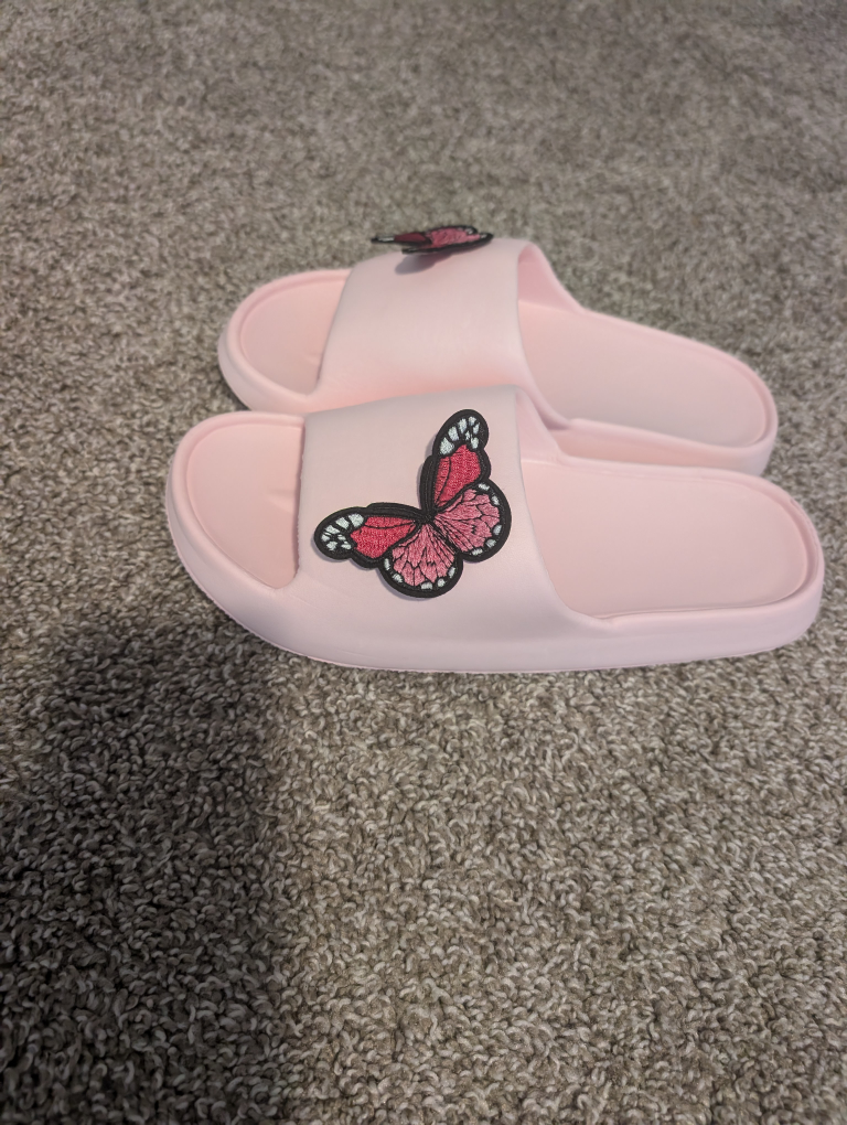 Pink Butterfly Slides - photo 3