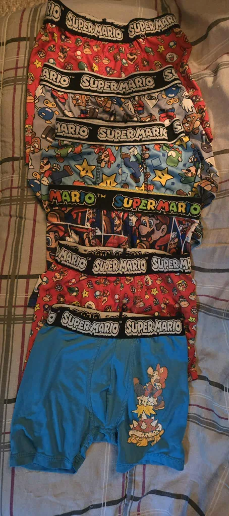 Mario Brothers silky boxer briefs size 4 lot thumbnail