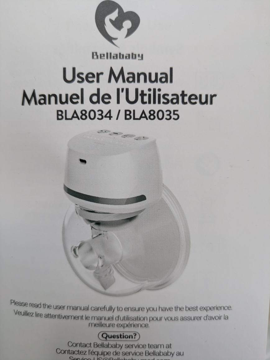 Bellababy BLA8034/BLA8035 Breast Pump