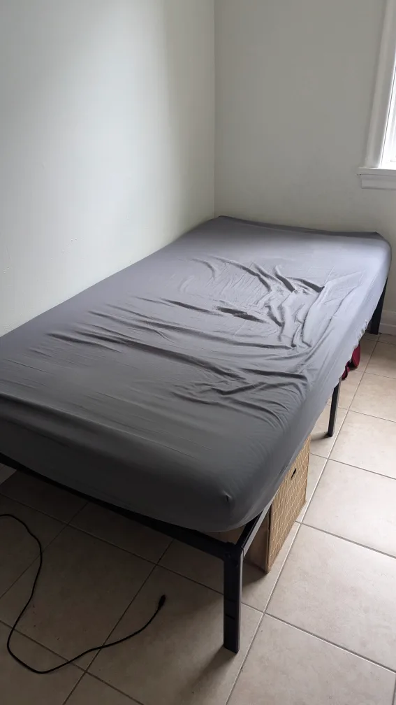 Twin Bed Set (Frame and Mattress) thumbnail