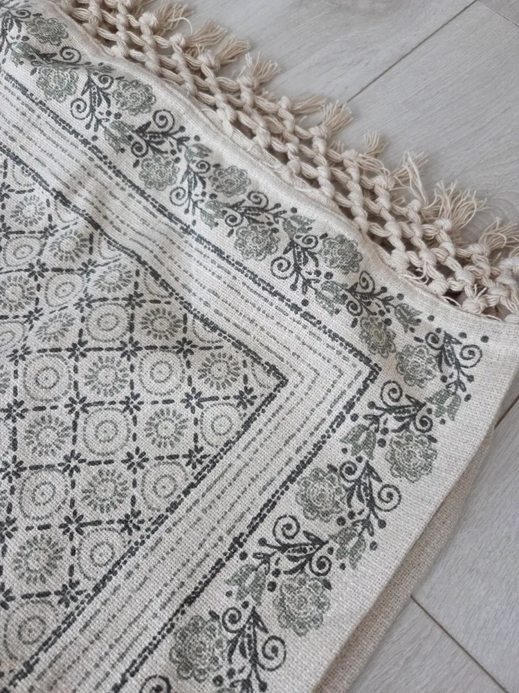 Beige Patterned Table Runner thumbnail