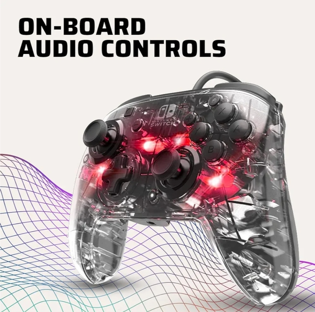 PDP Afterglow Deluxe+ Audio Wired Controller for Nintendo Switch - photo 2
