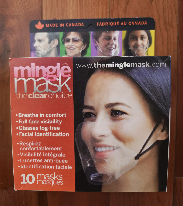 Mingle Mask - The Clear Choice - 4 Masks - New