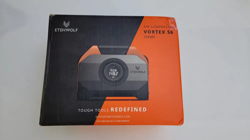 Etenwolf Vortex S6 Cordless Tire Inflator, Heavy-Duty Power Bank image indicator(3)