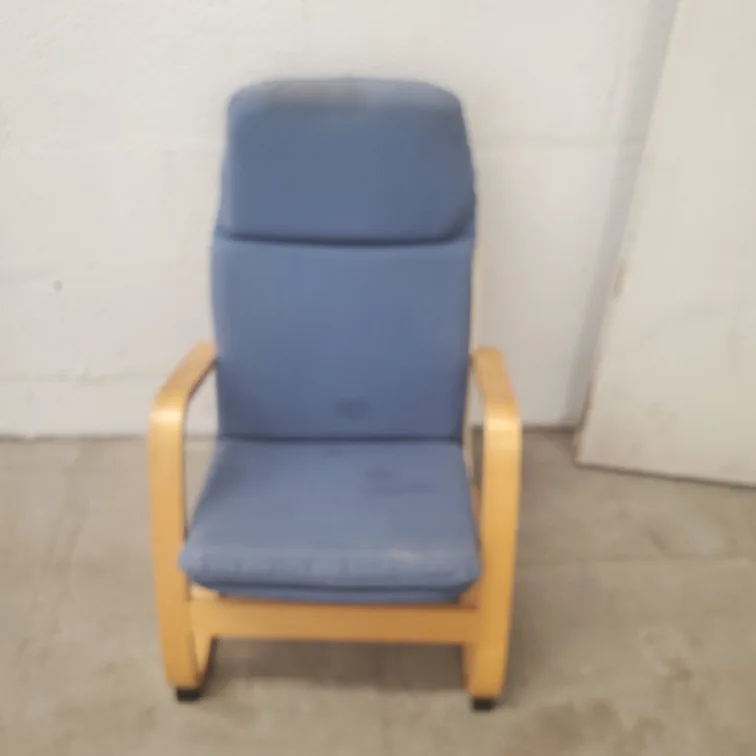 IKEA Poang Chair - Blue thumbnail