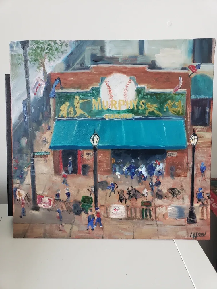 Murphy's Bleachers Wrigleyville Painting thumbnail