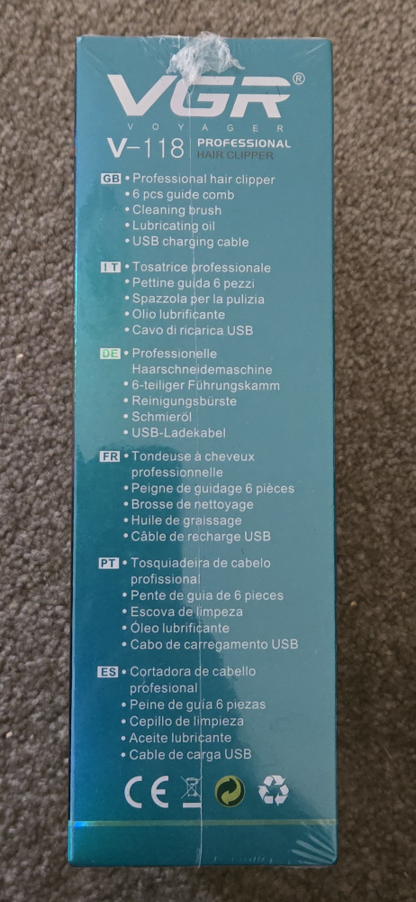 VGR V-118 Professional Hair Clipper - New in Box! - photo 2