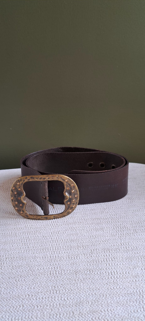 Aldo Brown Leather Belt Size 31/36 - photo 2