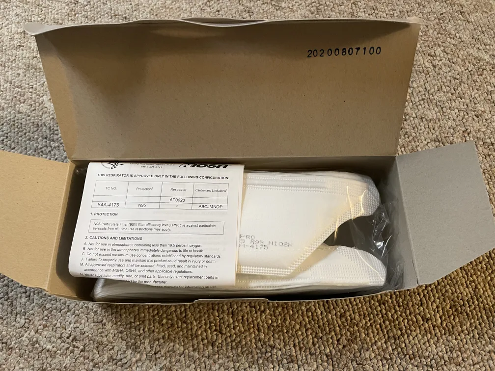 Aero Pro AccuMed N95 Mask Respirator - New in Box 🧡 image indicator(2)