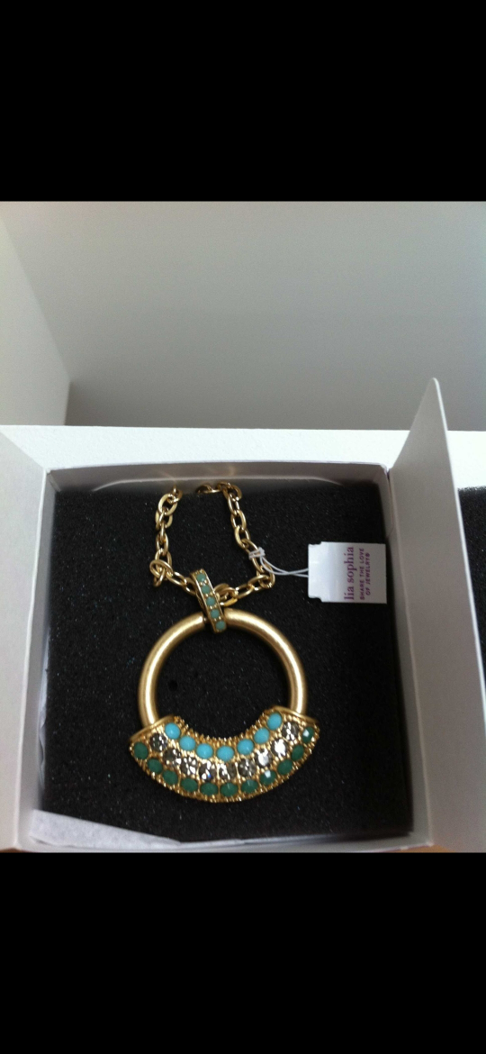 Lia Sophia Mirage Necklace, Gold & Turquoise