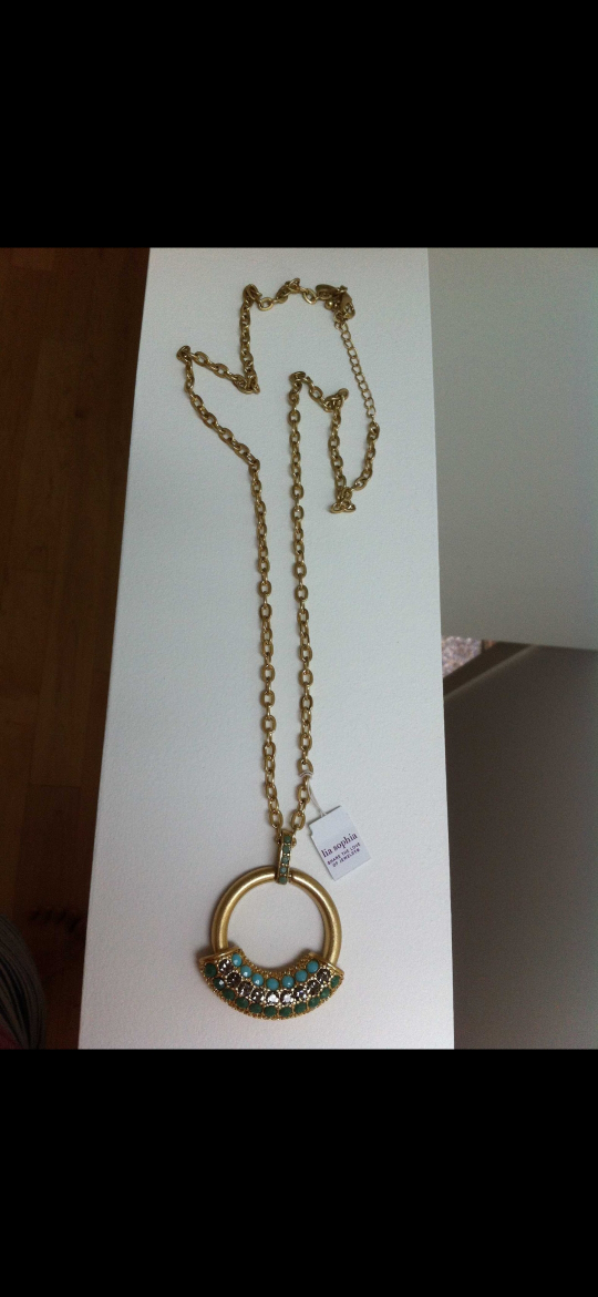 Lia Sophia Mirage Necklace, Gold & Turquoise - photo 2