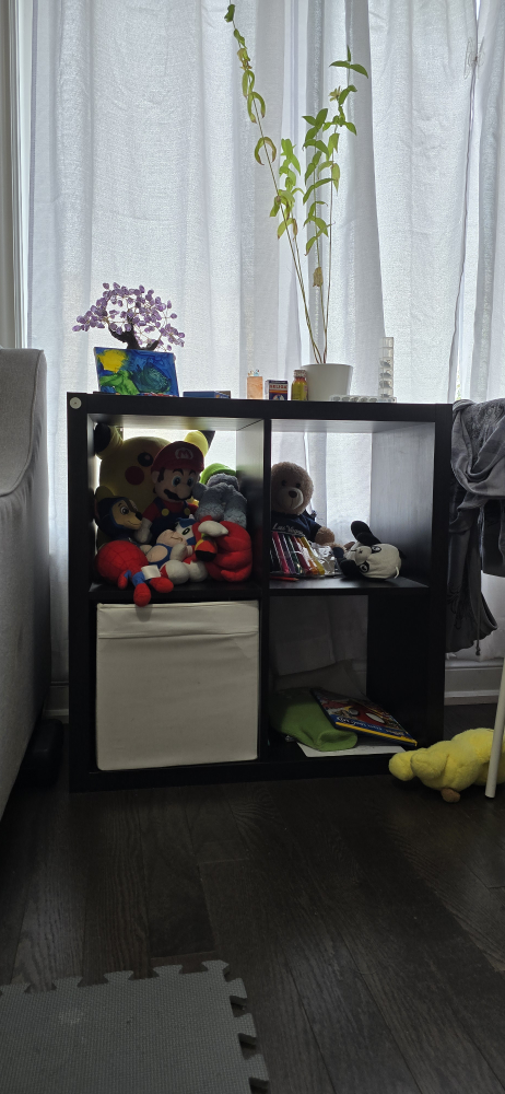 Ikea Kallax Black shelf