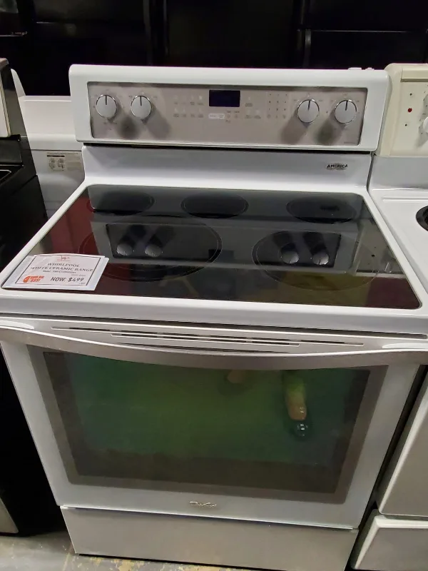 Whirlpool White Ceramic Range thumbnail