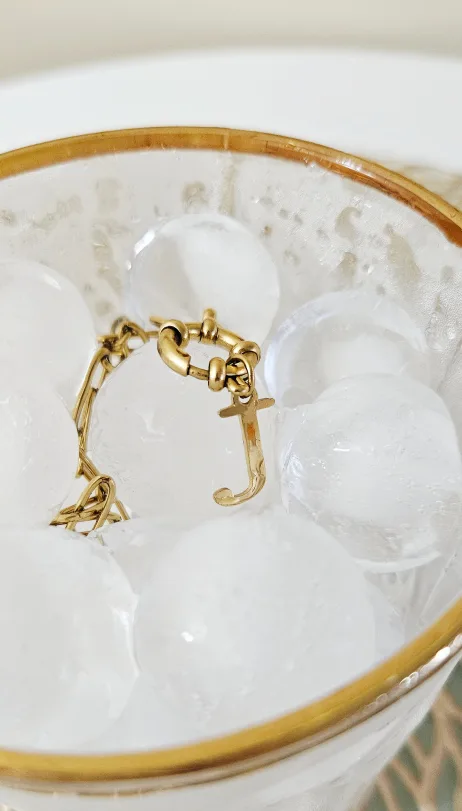 Paper Clip Initial Charm Bracelet image indicator(3)